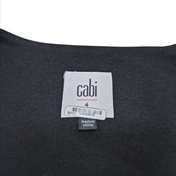 Cabi Agency Double Snap Front Peplum Ponte Blazer Jacket  #3549 Size 4 - Picture 4 of 16